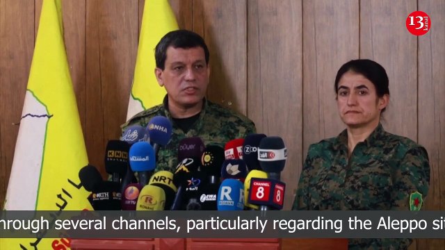 US-backed Kurdish forces are deployed on the border with Iraq