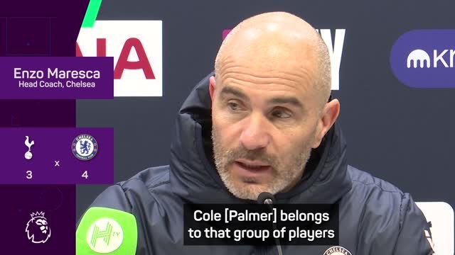 Cole Palmer is no normal player, hails Maresca