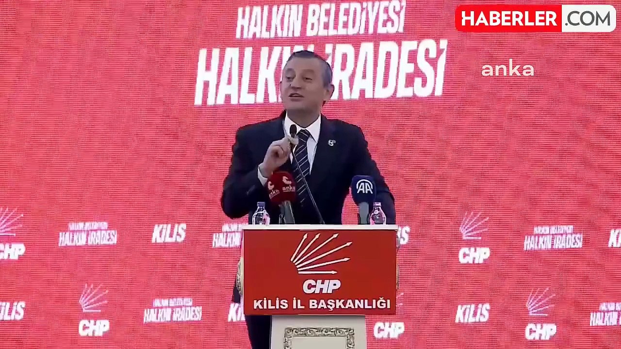 CHP Lideri Özel, Kilis'te... Özel: "Devlet Bey'in Bir Hesabı Var; Ben Hakaretlere Karşı Cevap Vereceğim. Vallahi Avuçlarını Yalarlar"