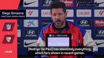 De Paul knows what Atletico fans expect from him - Simeone