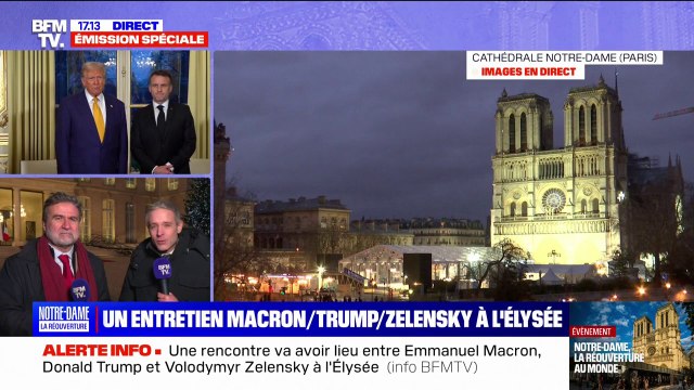 Une rencontre trilatérale entre Emmanuel Macron, Donald Trump et Volodymyr Zelensky aura lieu à l'Élysée