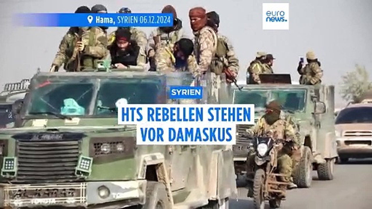 Syrien: Rebellen stehen vor Damaskus