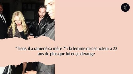 "Tiens, il a ramené sa mère ?" : la femme de cet acteur a 23 ans de plus que lui et ça dérange