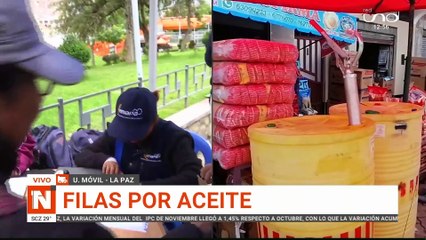 ESCAZES DE ACEITE, ´´SOLO PUEDEN COMPRAR DOS BOTELLAS´´