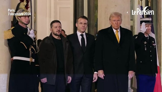 Notre-Dame : la poignée de mains entre Trump et Zelensky à l'Elysée