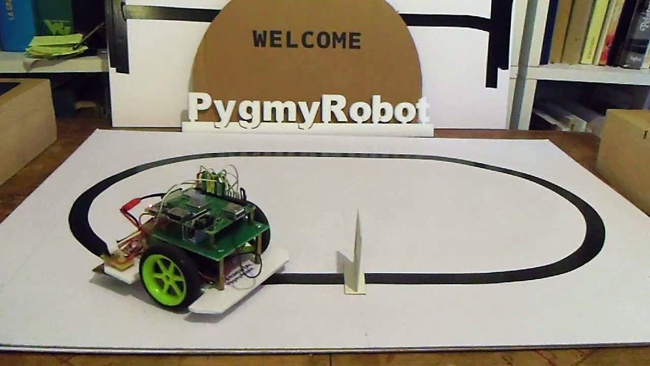 PygmyRobotExperimental détectant un objet