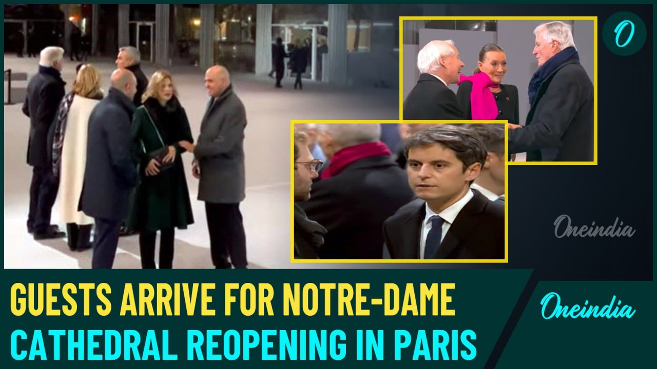 Guests from Around the Globe Begin Arriving for Historic Reopening of Notre-Dame Cathedral in Paris