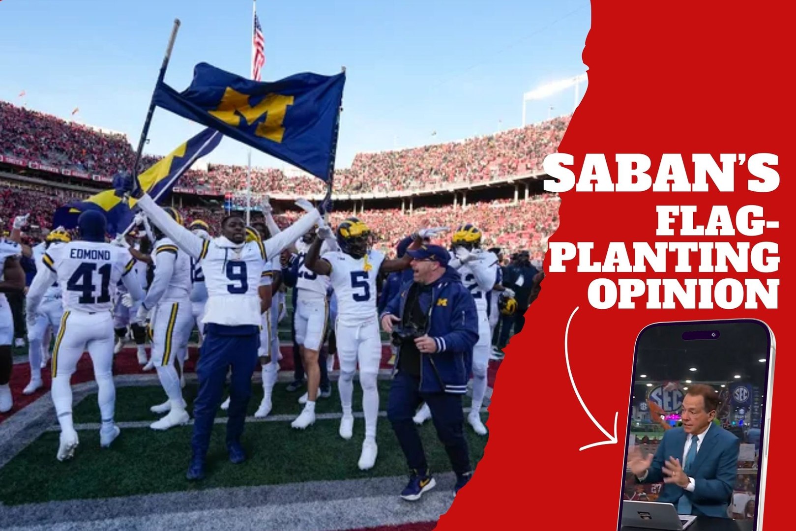 Nick Saban weighs in on Michigan-Ohio State brawl