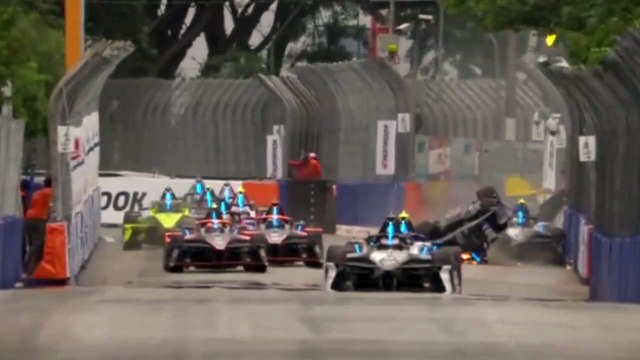 Formula E 2024 Sao Paulo Race Cassidy Wehrlein Huge Crash Flip