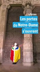 Les portes de la cathédrale s'ouvrent pour la première fois depuis l'incendie