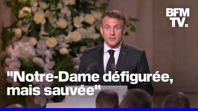 Réouverture de Notre-Dame: le discours d'Emmanuel Macron en intégralité