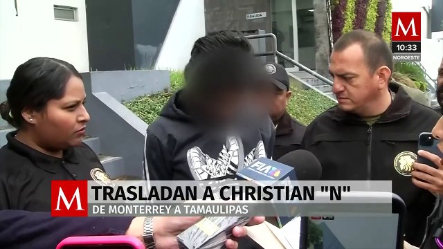 Trasladan a Christian 'N', agresor de Melanie Barragán, a Tamaulipas; piden 49 años de cárcel