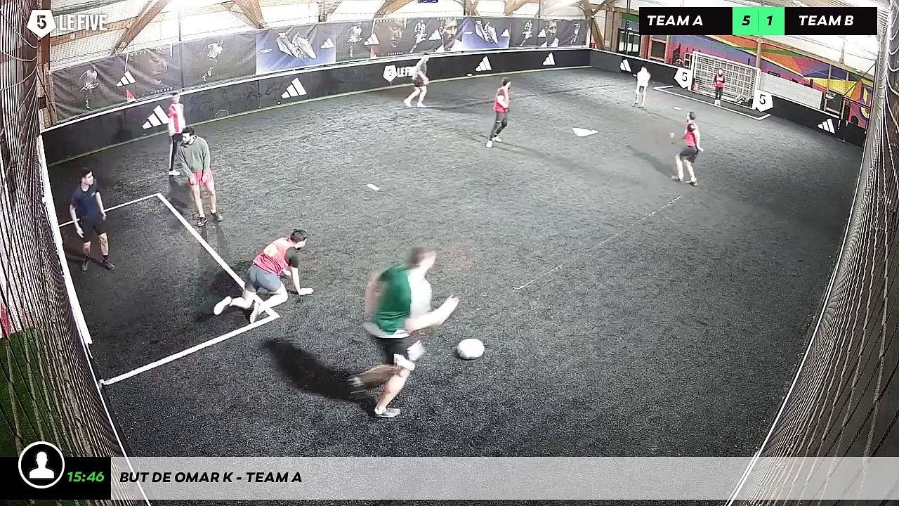 But de Omar K - Team A