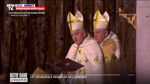Un signe prophétique du renouveau de l'Église en France : un message envoyé par le Pape François est lu lors de la cérémonie de réouverture de la cathédrale