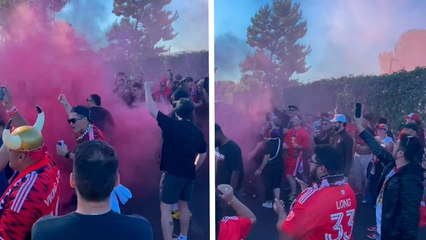 MLS: Fanáticos de los New York Red Bulls ya se encuentrar en Los Ángeles para apoyar a su equipo en la final