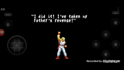 Fatal Fury Andy Bogard vs Geese Howard luta completa