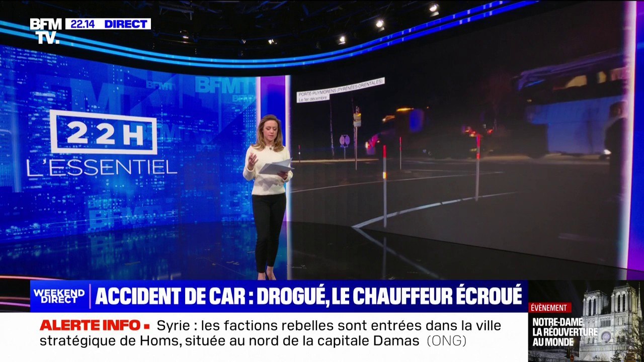 Accident mortel dans les Pyrénées-Orientales: le chauffeur de car testé positif à la cocaïne