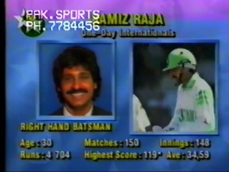 1993, Total International Series | South Africa vs Pakistan, 4th Match at East London | Javed Miandad Last 💯