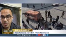 Syria: Rebels approach Damascus