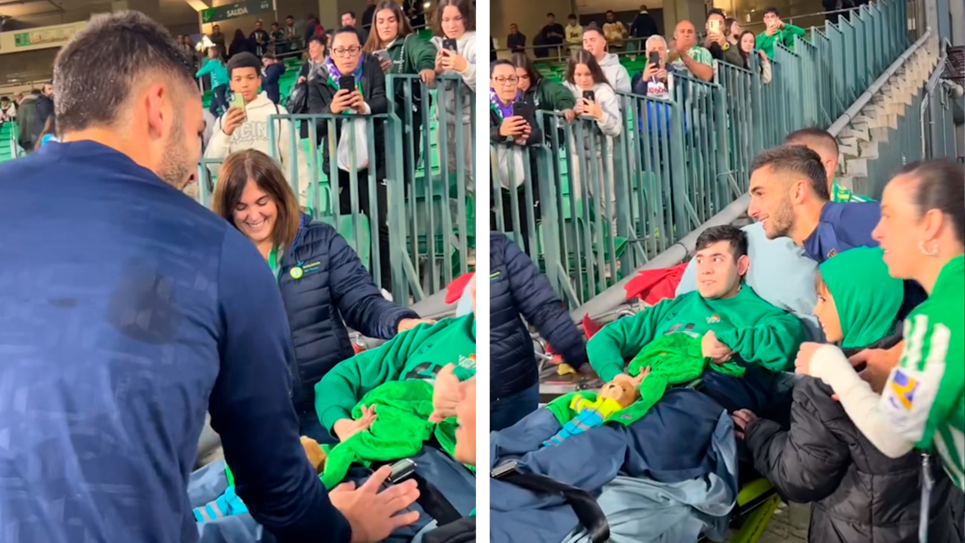 Ferran Torres con increble gesto post partido con un fan del Real Betis 