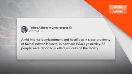 WHO seru agar fasiliti kesihatan Gaza dilindungi