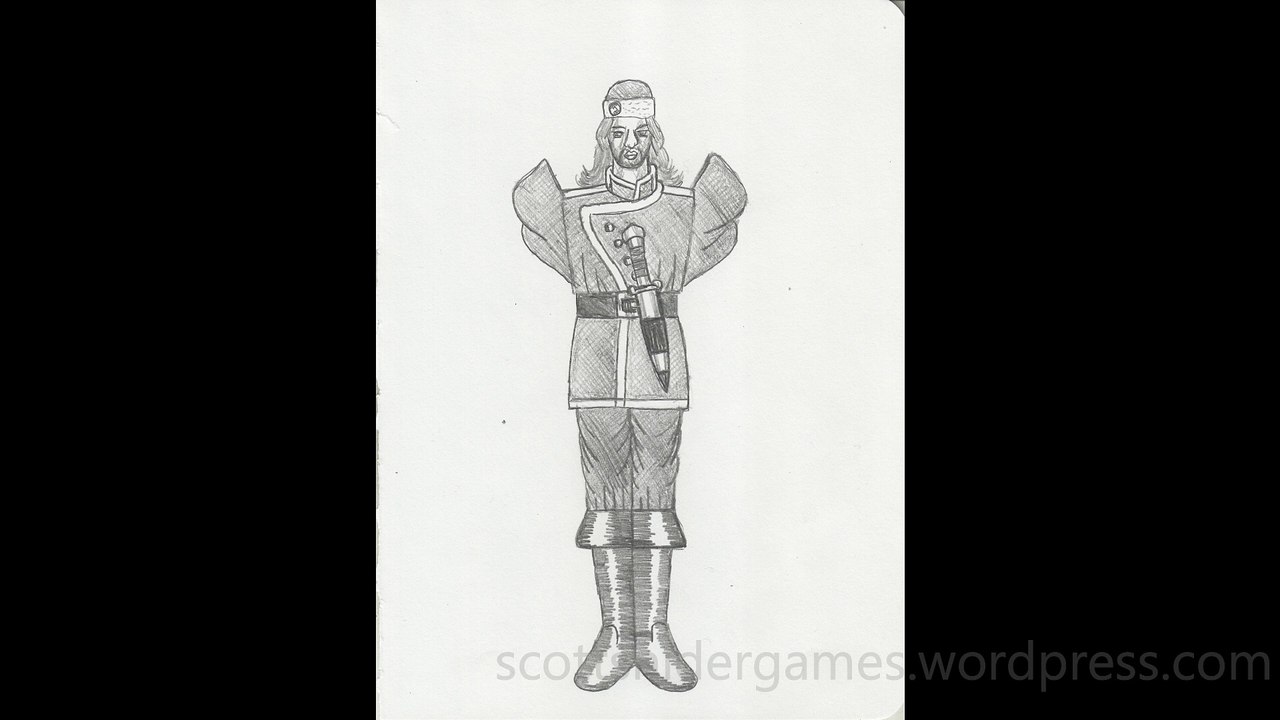Soldier Pencil Sketch Video #536 (12-07-2024)