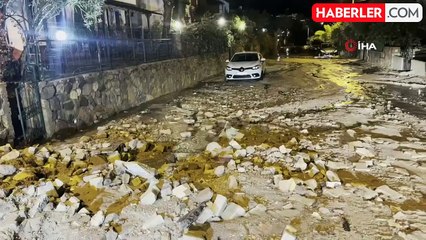Bodrum'da Sağanak Yağış Sel Felaketine Neden Oldu