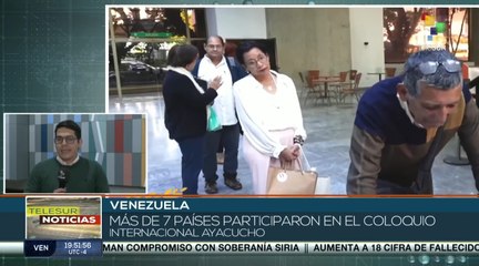 Culminó 1° jornada del Coloquio de Ayacucho en Caracas