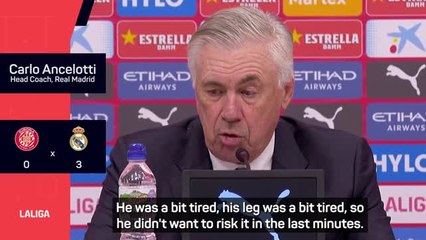 Ancelotti provides fitness update on goalscorer Bellingham