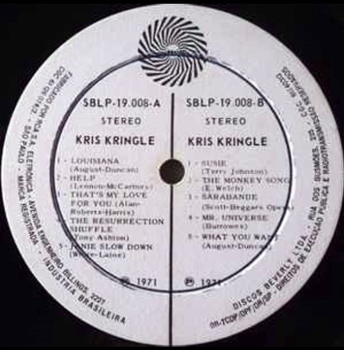 Kris Kringle – Sodom : Hard Rock, Psychedelic Rock, Funk  1971.