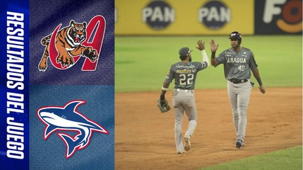 Resumen del juego Tigres de Aragua vs Tiburones de La Guaira | 7 de diciembre 2024