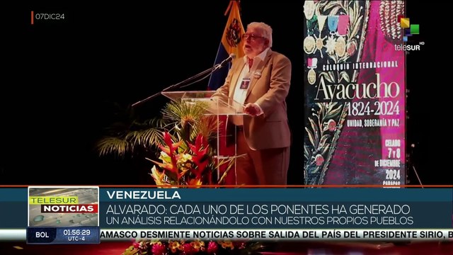 Caracas acoge el Coloquio Internacional Ayacucho 1824-2024