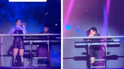 Alejandra Guzmán se quiebra en pleno concierto en Mérida al recordar a Silvia Pinal