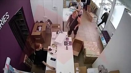 Driver mistakes gas pedal for brake, crashes into store