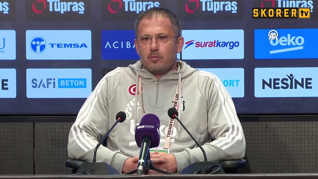 Beşiktaş Teknik Sorumlusu Serdar Topraktepe'nin açıklamaları
