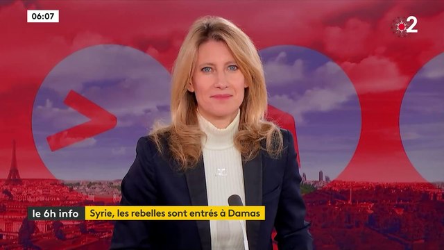 Syrie : Le groupe islamiste radical qui mène une coalition de rebelles a annoncé ce matin être entré à Damas - Le président Bachar el-Assad serait en fuite