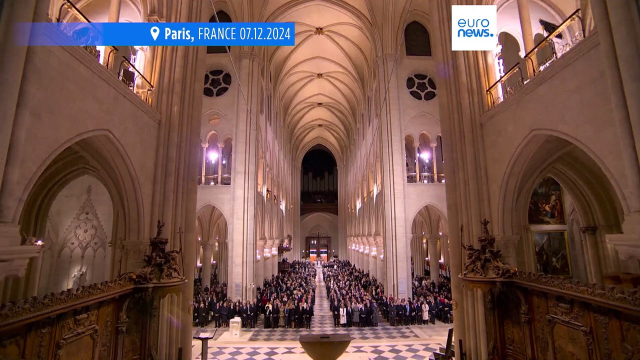 Paris' iconic Notre Dame cathedral reopens for worship five years after devastating fire