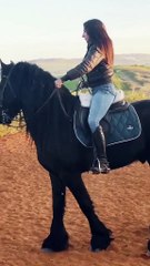 I'm unstoppable | Girl horse riding | #shorts