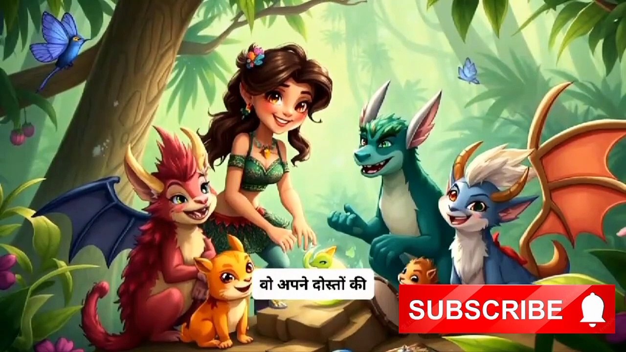 Riya and Her Adventure  रय और उसक सहसक करय  Hindi Story  Moral Story cartoon stories 2025_v720P