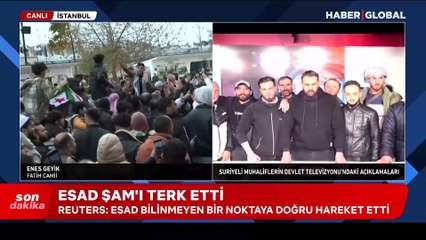 İstanbul'da Suriye kutlaması: Muhaliflerin zaferi Fatih Camii'nde coşkuyla karşılandı