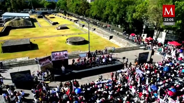 Morena fija meta de 900 mil afiliados tras cierre de giras en Tlatelolco