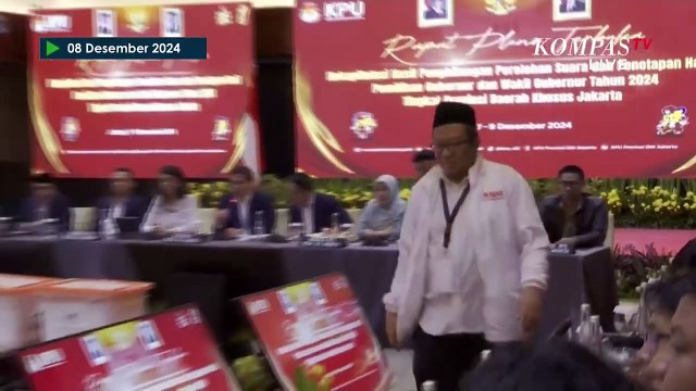 Detik-Detik Timses Ridwan Kamil-Suswono Tinggalkan Ruangan Penetapan Hasil Pilkada Jakarta 2024
