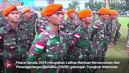 Latihan Gabungan Tentara Tiongkok-Indonesia dalam Peace Garuda 2024