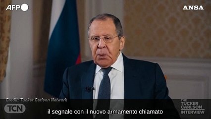 Lavrov: "Usa prendano sul serio l'uso del nuovo missile"