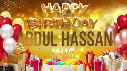 ABDUL HASSAN - Happy Birthday Abdul Hassan