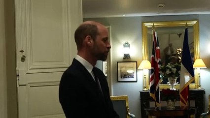 Prince William meets with President-elect Trump in Paris