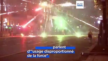 Géorgie : la France, l'Allemagne et la Pologne condamnent les violences policières contre les manifestants
