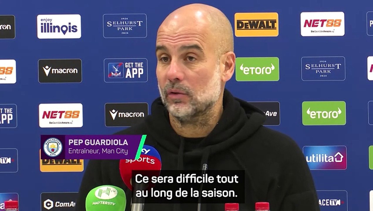 Guardiola : "Nous devons nous battre pour survivre"