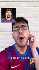Himno del 125 aniversario del Barça con imitaciones de los grandes cracks del club
