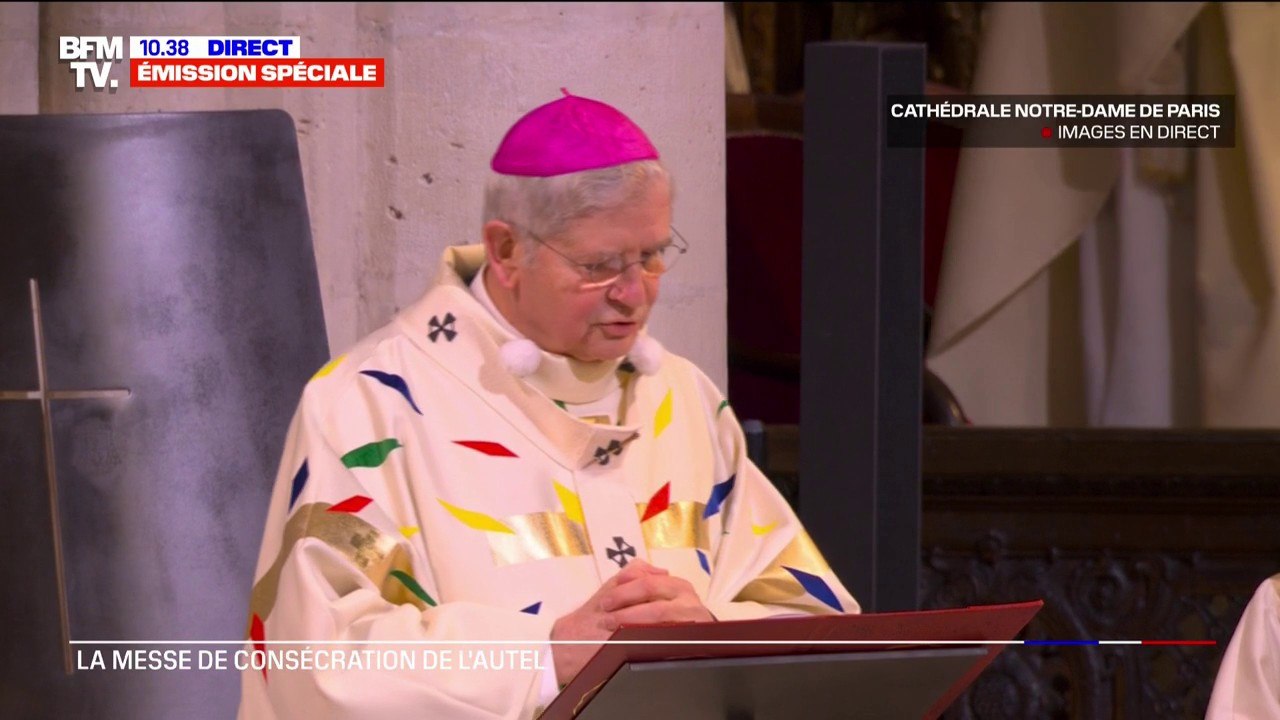 Notre-Dame: "Je prie pour notre pays qui scrute son avenir avec inquiétude", déclare l'archevêque de Paris